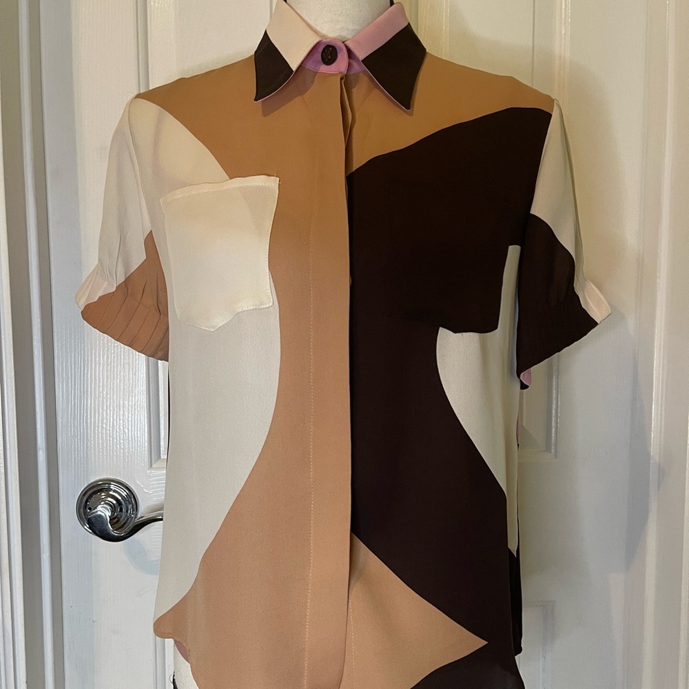 Vintage Versace Colorblock Top